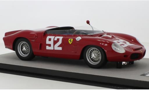 Ferrari Dino 1/18 Tecnomodel 246 SP RHD No.92 Nuerburgring 1962 modellino in miniatura