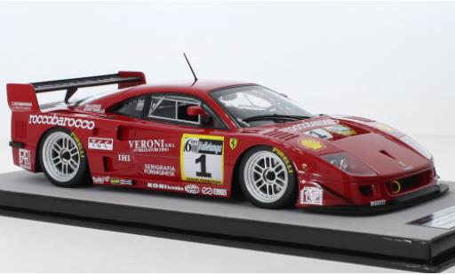 Ferrari F40 1/18 Tecnomodel GTE No.1 6h Vallelunga 1996 modellino in miniatura