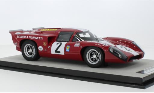 Lola T70 1/18 Tecnomodel Mk3B GT RHD No.2 Scuderia Filipinetti 24h Le Mans 1969 modellino in miniatura