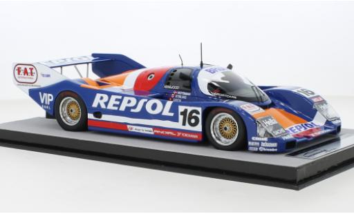 Porsche 962 1991 1/18 Tecnomodel C RHD No.16 Repsol 24h Le Mans modellino in miniatura