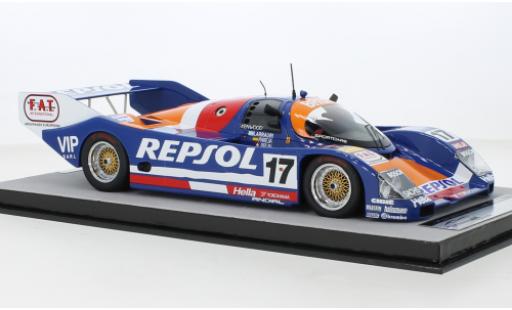 Porsche 962 1991 1/18 Tecnomodel C RHD No.17 Repsol 24h Le Mans modellino in miniatura