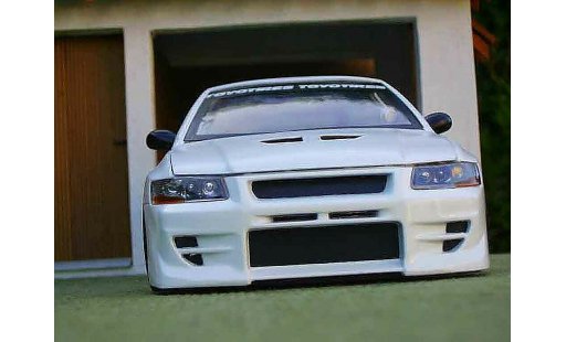 Mitsubishi Lancer Evolution VII 1/18 Ertl tuning modellini auto