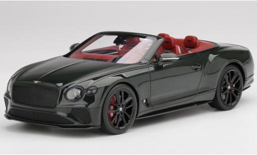 Bentley Continental 1/18 Top Speed GT Convertibile verde 2019 modellino in miniatura