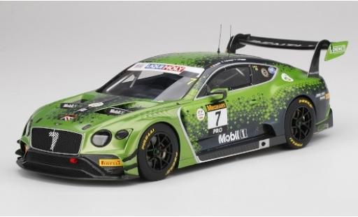 Bentley Continental 1/18 Top Speed GT3 RHD No.7 Team M-Sport Liqui Moly 12h Bathurst 2020 J.Gounon/J.Pepper/M.Soulet modellino in miniatura