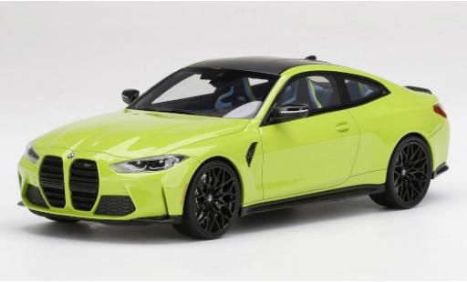 Bmw M4 1/18 Top Speed Competition (G82) giallo 2021 modellino in miniatura
