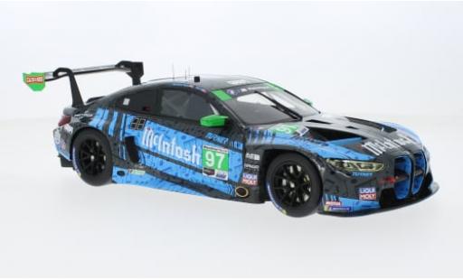 Bmw M4 1/18 Top Speed GT3 No.97 Turner Motorsports IMSA Laguna Seca 2023 1:18 modellino in miniatura