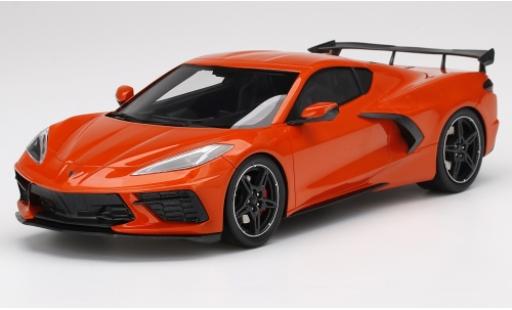 Chevrolet Corvette 1/18 Top Speed C8 Stingray orange 2019 modellino in miniatura