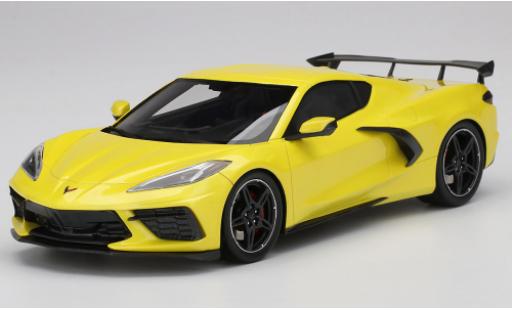 Chevrolet Corvette 1/18 Top Speed C8 Stingray metallico giallo 2020 modellino in miniatura