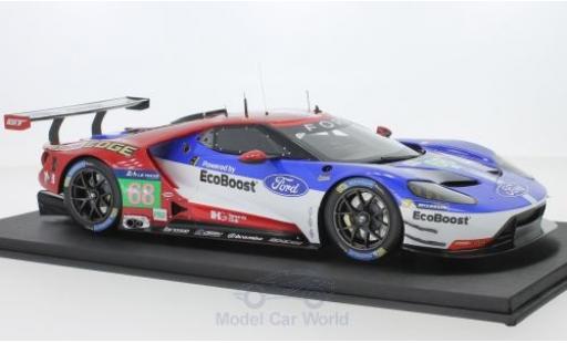 Ford GT 1/18 Top Speed No.68 Chip Ganassi Team USA LME Pro 24h Le Mans J.Hand/D.Müller/S.Bourdais modellino in miniatura