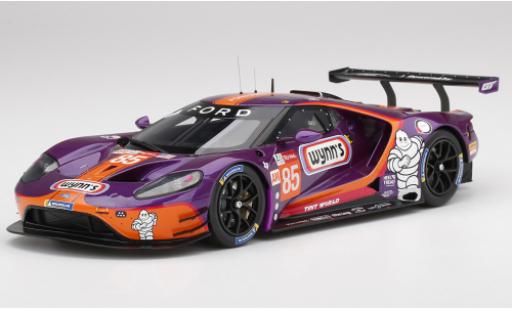 Ford GT 1/18 Top Speed No.85 Wynns 24h Le Mans 2019 B.Keating/J.Bleekemolen/F.Fraga modellino in miniatura