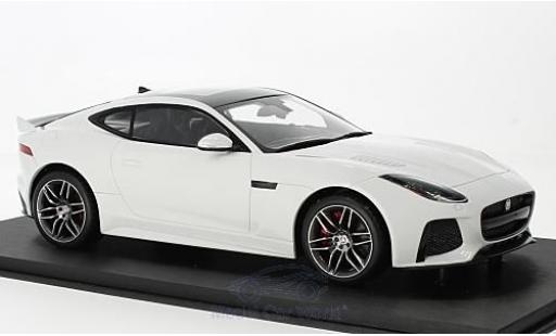 Jaguar S-Type 1/18 Top Speed SVR bianco 2016 modellino in miniatura