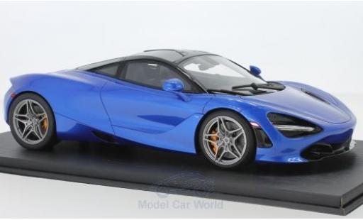 McLaren 720 1/18 Top Speed S metallico blu modellino in miniatura