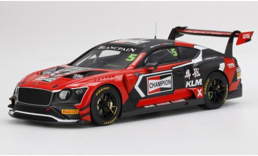 Bentley Continental 1/18 Top Speed GT3 No.5 Champion Blancpain GT Series 2018 modellino in miniatura