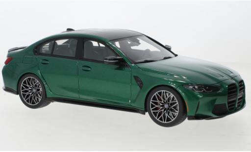 Bmw M3 1/18 Top Speed Competition (G80) metallise verde foncé modellino in miniatura