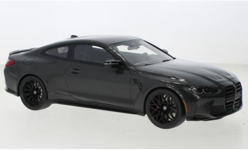 Bmw M4 1/18 Top Speed Competition (G82) metallise grigio modellino in miniatura