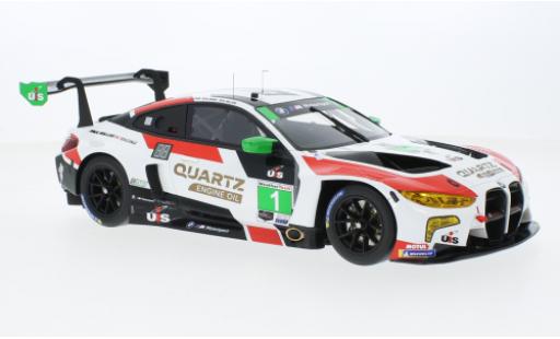 Bmw M4 1/18 Top Speed GT3 No.1 Paul Miller Racing IMSA 12h Sebring 2023 modellino in miniatura