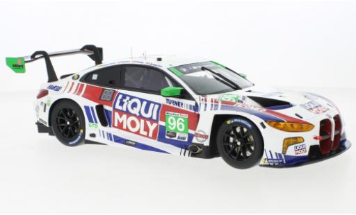 Bmw M4 1/18 Top Speed GT3 No.96 Turner Motorsport Liqui Moly IMSA 24h Daytona 2022 modellino in miniatura