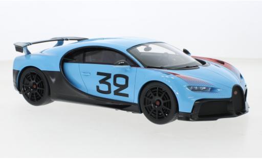 Bugatti Chiron 1/18 Top Speed Pure Sport blu Grand Prix modellino in miniatura