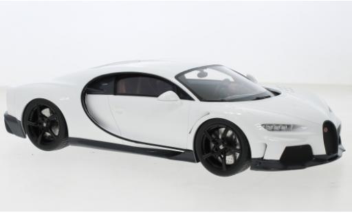 Bugatti Chiron 1/18 Top Speed Super Sport bianco modellino in miniatura