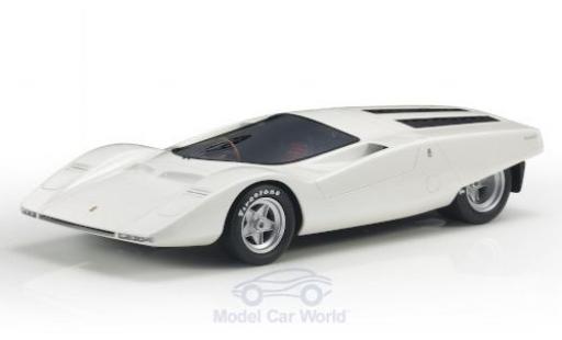 Ferrari 512 1/18 Topmarques Collectibles S Berlinetta Concept metallico bianco RHD 1969 modellino in miniatura
