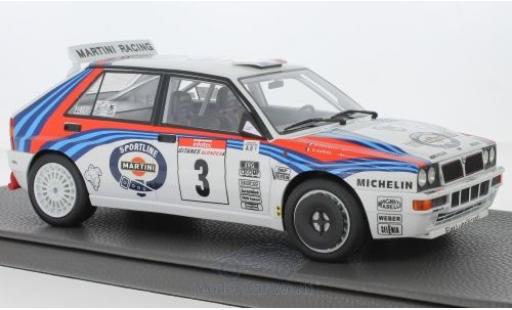 Lancia Delta 1/18 Topmarques Collectibles Integrale No.3 Martini Rallye WM Rallye Tour de Corse 1992 D.Auriol/B.Occelli modellino in miniatura