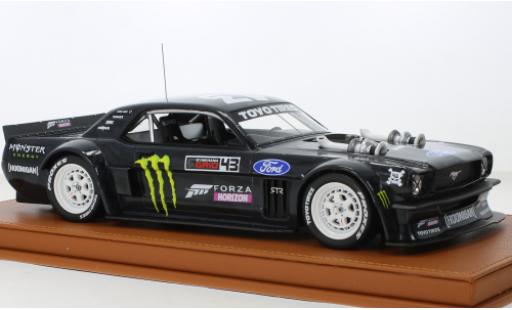 Ford Mustang 1/18 Topmarques Collectibles Hoonigan matte noir 1965 modellino in miniatura