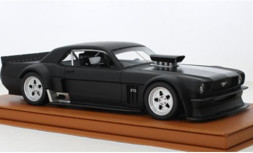 Ford Mustang 1/18 Topmarques Collectibles matte noir 1965 modellino in miniatura