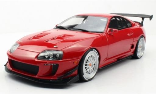 Toyota Supra 1/18 Topmarques Collectibles Enrique Munoz Twin Turbo ERM rosso modellino in miniatura