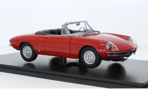 Alfa Romeo 1600 1/18 Touring duett Spider rosso 1966 modellino in miniatura