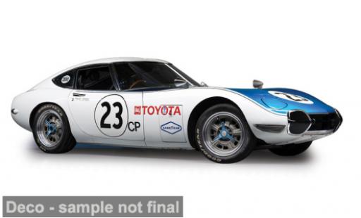 Toyota 2000 GT 1/64 IXO America weiss/blau 1967 1:64 modellino in miniatura
