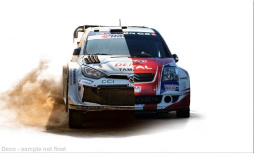 Toyota Yaris 1/43 IXO GR Rally1 + Citroen C3 Rally2 2025 1:43