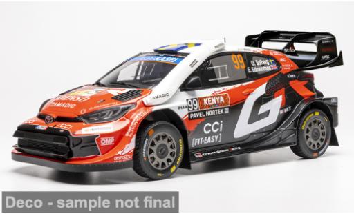 Modellini auto Toyota Yaris Rally1 GR WRC Safari Rally Kenia 2026 Gazoo Racing #99 O.Solberg/E.Edmondson 1/18 IXO