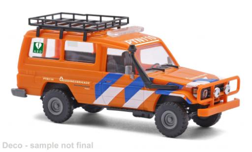Toyota Land Cruiser 1/87 Busch HZJ 78 1985 Reddingsbrigarde Petten (NL) 1:87 modellino in miniatura