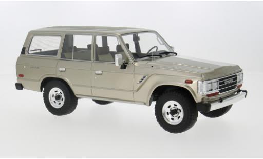 Toyota Land Cruiser 1/18 Lucky Step Models (J60) bronze 1987 1:18 modellino in miniatura