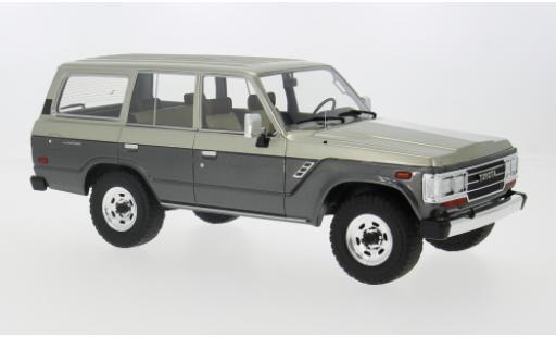 Toyota Land Cruiser 1/18 Lucky Step Models (J60) silber/grau 1987 1:18 modellino in miniatura
