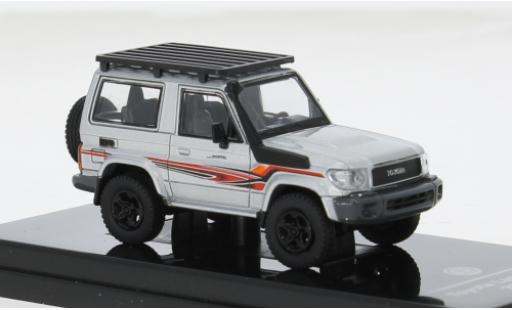 Toyota Land Cruiser 1/64 Para64 L silber 1:64 modellino in miniatura