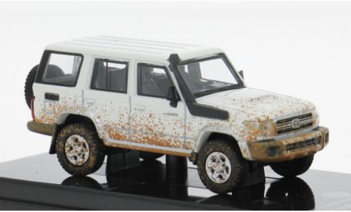 Toyota Land Cruiser 1/64 Para64 LC76 weiss 2014 1:64 modellino in miniatura