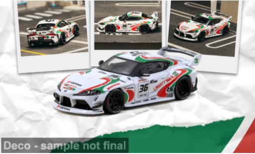 Modellini auto Toyota Supra SUPRA (A90) LB -WORKS weiss 2024 Castrol 1/64 Tarmac Works