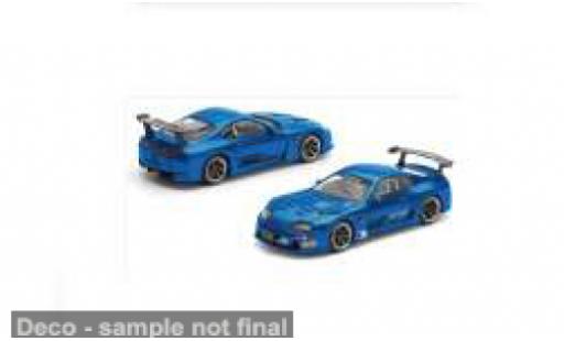Toyota Supra 1/64 Pop Race GT500 (A80) blau 1:64 modellino in miniatura