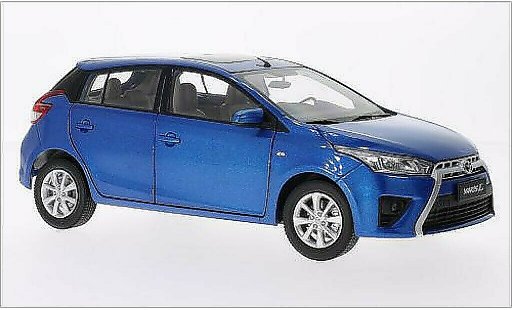 Toyota Yaris Base 1/18 Paudi blu 2014 modellini auto