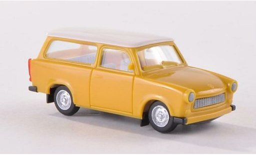 Trabant 601 Universal 1/87 Herpa giallo/bianco modellini auto