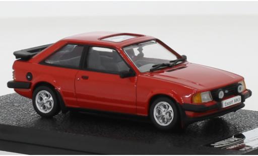Ford Escort 1/43 Triple 9 Collection MkIII XR3i rosso RHD 1983 modellino in miniatura