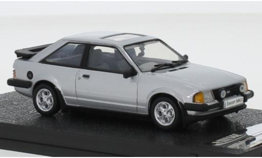 Ford Escort 1/43 Triple 9 Collection MkIII XR3i grigio RHD 1983 modellino in miniatura
