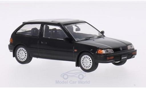 Honda Civic 1/43 Triple 9 Collection nero RHD 1987 modellino in miniatura