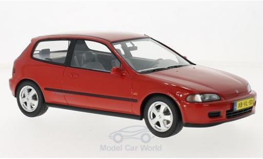 Honda Civic 1/18 Triple 9 Collection VTi Hatchback rosso 1992 ohne Vitrine modellino in miniatura