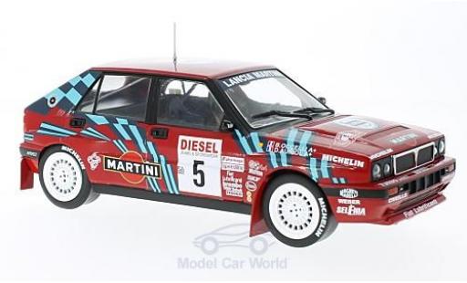 Lancia Delta 1/18 Triple 9 Collection HF Integrale 16V No.5 Rallye San Remo 1989 D.Auriol/B.Occelli ohne Vitrine modellino in miniatura