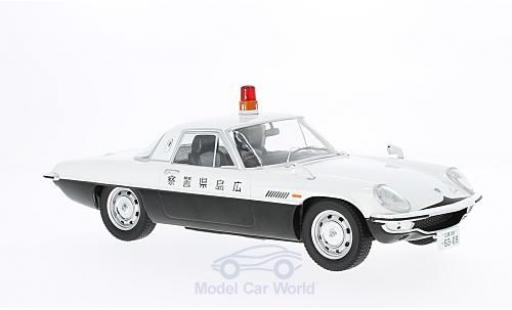 Mazda Cosmo 1/18 Triple 9 Collection Sport bianco/nero RHD Polizei Japan Diecast Sealed Body Series ohne Vitrine modellino in miniatura