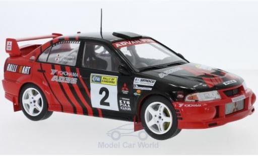 Mitsubishi Lancer 1/18 Triple 9 Collection Evo VI No.2 Rallye Canberra 1999 Y.Kataoka/S.Hayashi modellino in miniatura