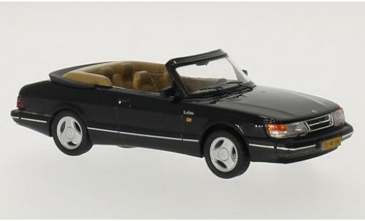 Saab 900 1/43 Triple 9 Collection Cabriolet nero 1991 modellino in miniatura