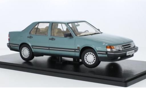 Saab 9000 1/18 Triple 9 Collection CD Turbo metallise gr&uuml;n 1990 1:18 modellino in miniatura